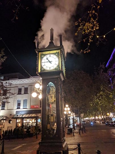 steam clock face
