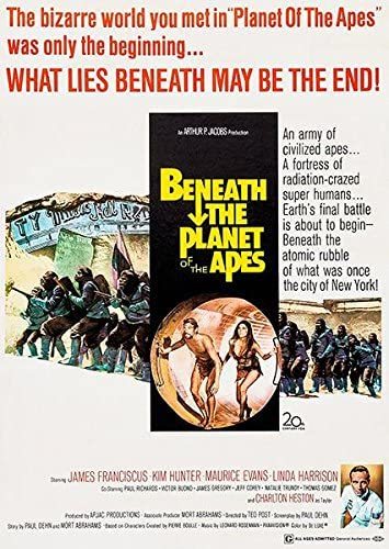 Amazon.com: Beneath The Planet of The Apes - 1970 - Movie Poster ...