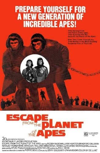 Amazon.com: Escape From The Planet of The Apes Poster Movie C (11 ...