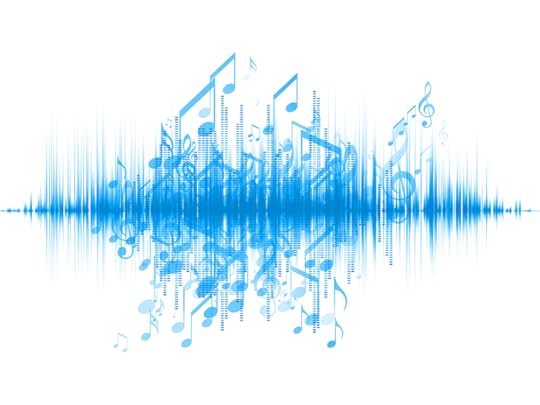 Interplay of sound wave and notes on the subject of music, audio and sound technology