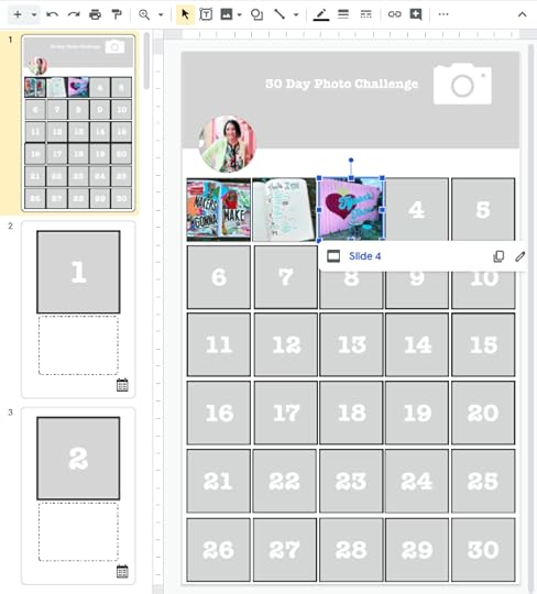 30 Day Photo Journal Calendar (FREE Template)