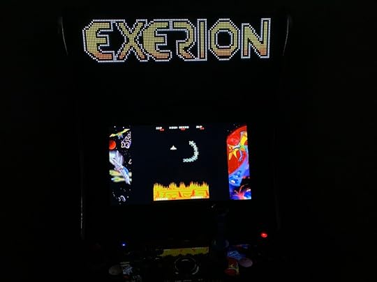 Exerion running on the Legends Ultimate with Pixelcade and PixelcadeX app
