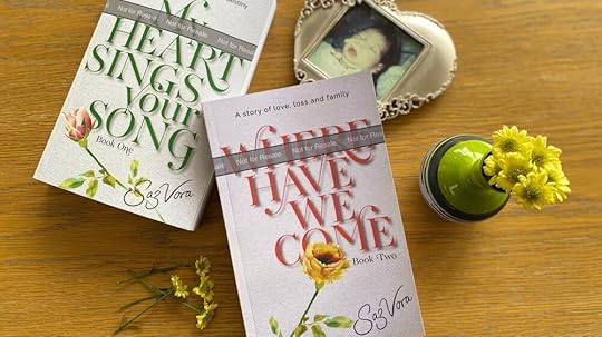 Proof copies of My Heart Sings Your Song and Where Have We Come and the child who story I wanted to tell