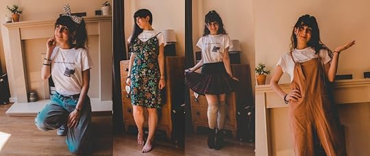 Different ways to style a minimalist t-shirt