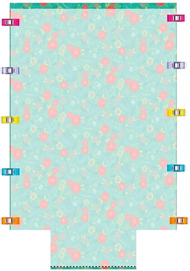 Big-Bigger Laundry Bag Sewing Tutorial at the Nancy Zieman Productions Blog Featuring Wildflower Boutique Fabrics by Riley Blake Designs