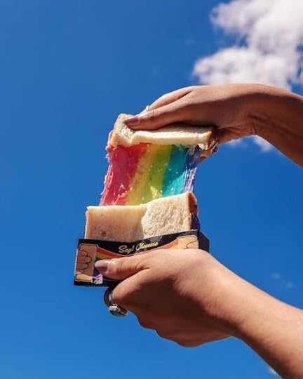 Rainbow Grilled Cheese.