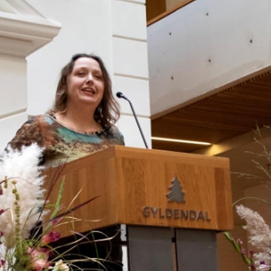 Siri Pettersen at Gyldendal autumn launch