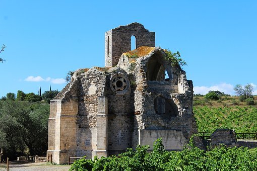 Church, Cathar Church, Ruin, Pierre