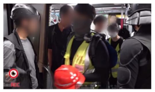 Asking protesters to step out of the train