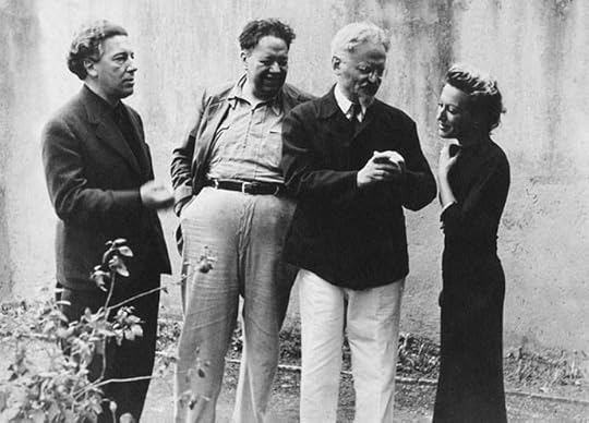 André Breton, Diego Rivera, Leon Trotsky et Natalia