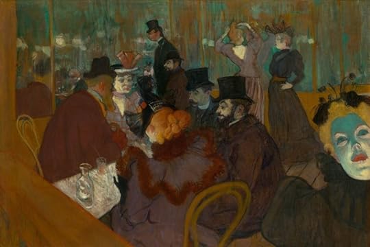 Henri de Toulouse-Lautrec, At the Moulin Rouge (detail; 1892–95)