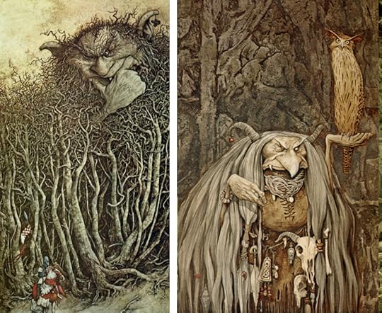 Two paintings from ''The Land of Froud''