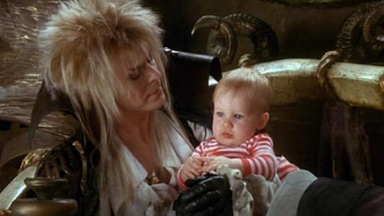 David Bowie & Toby Froud in Labyrinth