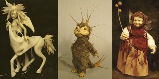 Three sculptures by Wendy Froud