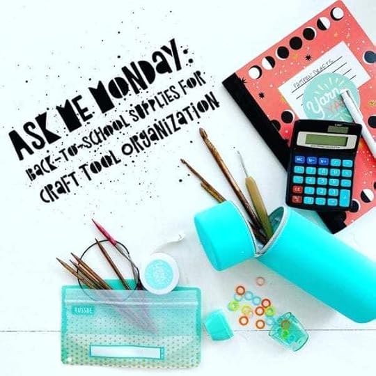 Ask Me Monday with Vickie Howell: Organize Your Craft Room with Back to School Supplies