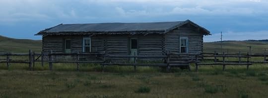 Homesteading in Dakota log cabin