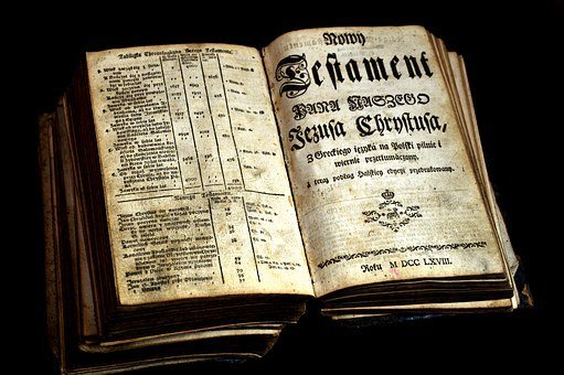 Paper, Old Book, Stry Testament
