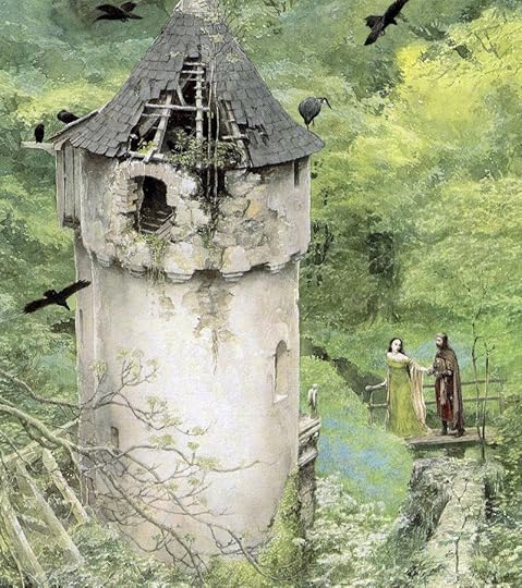 The Tower of Annowre by Alan Lee