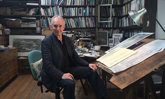 Alan Lee in his studio