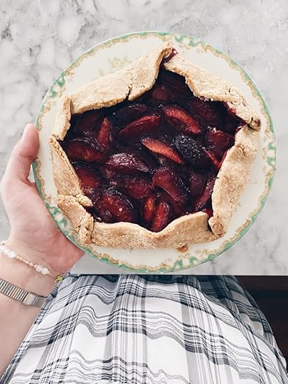 The Late Summer Gluten Free Plum Galette
