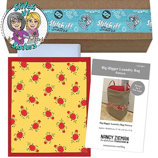 Yellow Wildflower Boutique Big-Bigger Laundry Bag Bundle Box available at ShopNZP.com