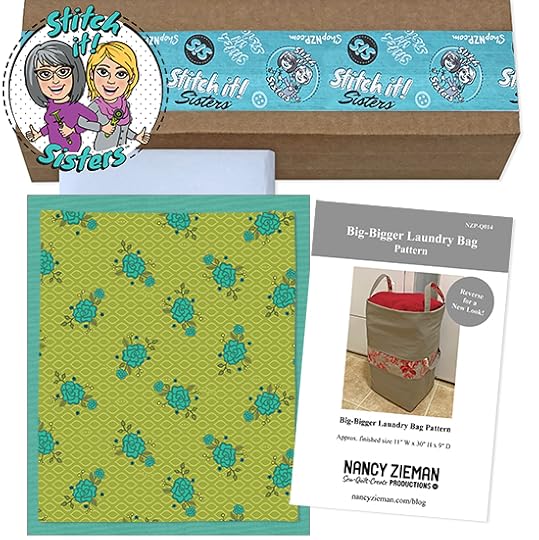 Green Wildflower Boutique Big-Bigger Laundry Bag Bundle Box available at ShopNZP.com