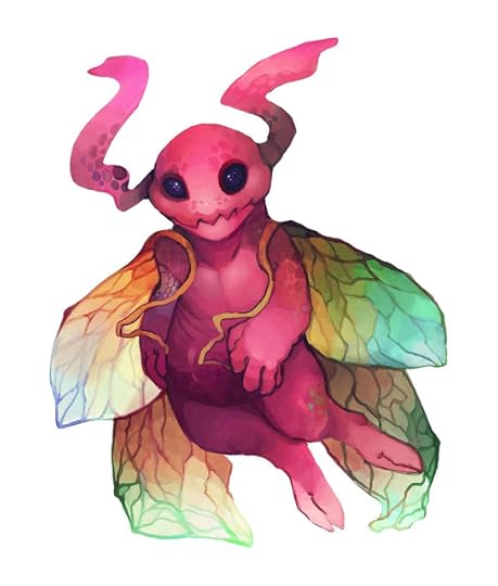 Imp with strap-on faery wings