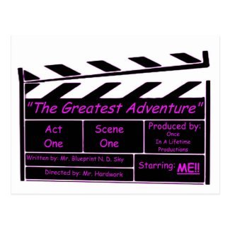 Every Great Adventure Needs A Star! Postcard
