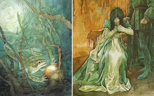 The Frog Prince and Catkin by PJ Lynch