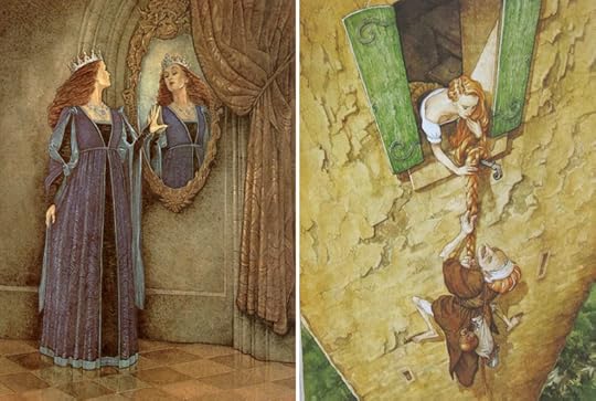 Snow White and Rapunzel by PJ Lynch