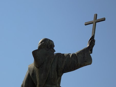 Evangelizer, Cross, Monk, Catholic