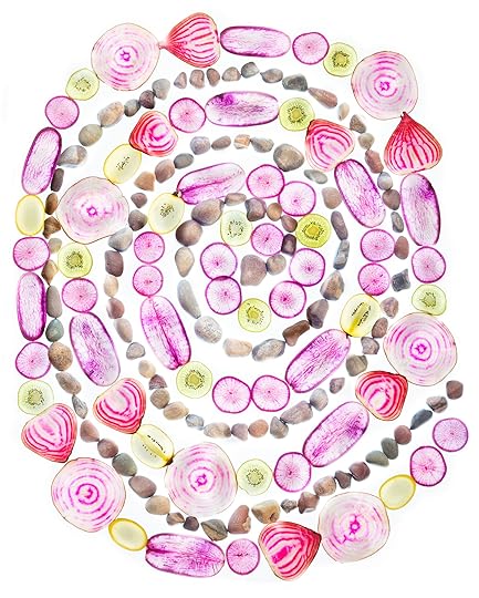 piral of Pebbles, Fruit, and Root Vegetables © Harold Davis