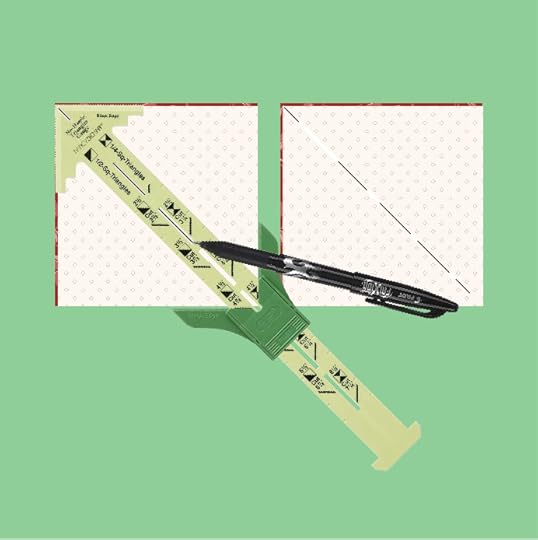 NEW! No-Hassle Triangles Ruler by Nancy Zieman Productions Available at ShopNZP.com
