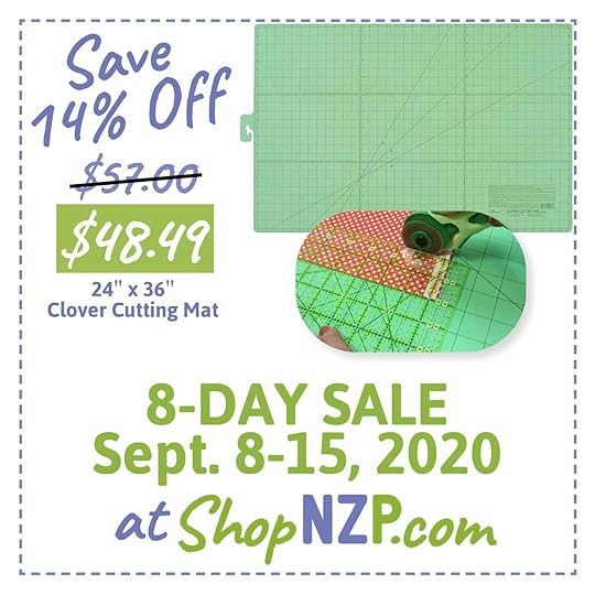 Sale at ShopNZP Save 14 Percent Off 24in x 36in Clover Cutting Mat