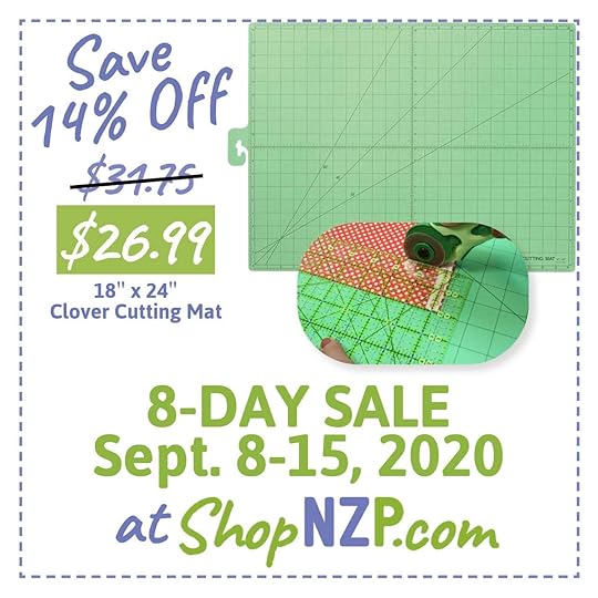 Sale at ShopNZP Save 14 Percent Off 18in x 24in Clover Cutting Mat