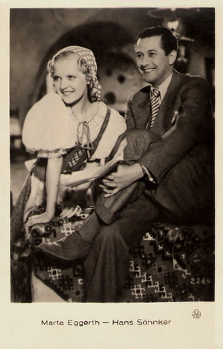 Marta Eggerth and Hans Söhnker in Wo die Lerche singt (1936)