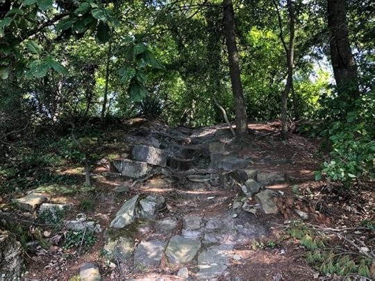 lost - an odd stone stairway ascending.