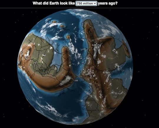 What did Earth look like 750 million years ago