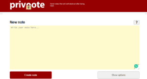 Privnote - Send Self-Destructing Notes