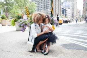 Mom and daughter