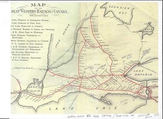 The earliest baseball clubs in Canada were founded in cities along the Great Western Railway, which brought thousands of New Yorkers and other Americans to the Midwest.