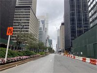 Park Avenue facing north