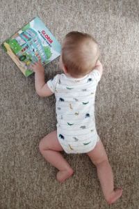 Baby reads