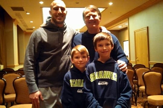 Chris Maragos with Randy's grandson Jake and Ty