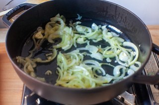 cook the onions