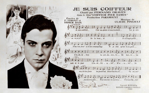 Fernand Gravey in Coiffeur pour dames (1932)