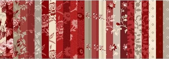 Red Elegance Fabric by Nancy Zieman Productions for Riley Blake Designs