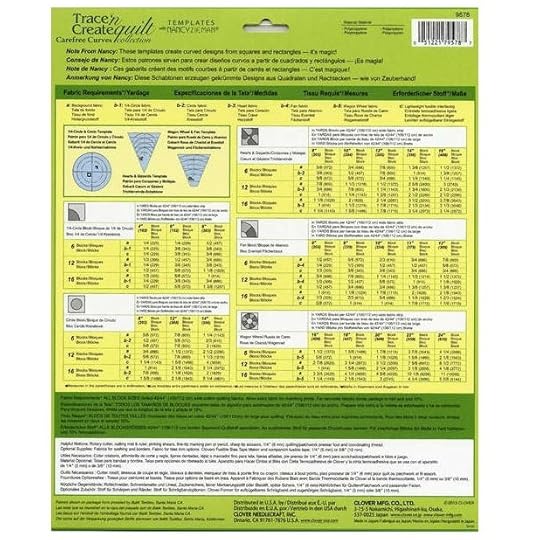 See Carefree Curves Template Package Pack for Carefree Curves Fabric Yardage