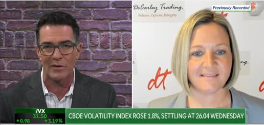 Commodity Broker Carley Garner on TDAmeritrade Network talking futures and options.