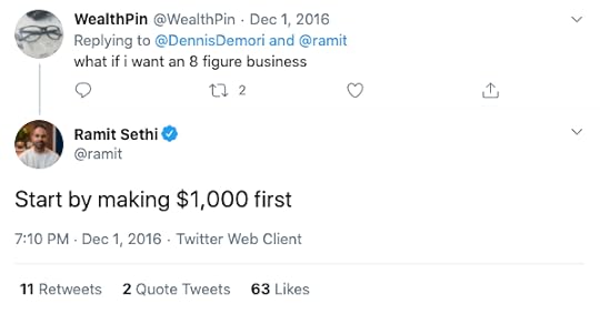 Ramit Sethi tweet